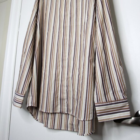 BNWT AW24 MARNI STRIPED POPLIN NOMAD SHIRT 52 - Picture 6 of 12